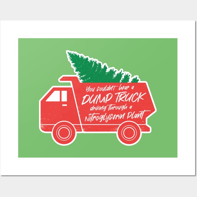 National Lampoon's Christmas Vacation Dump Truck Wall Art by popgorn